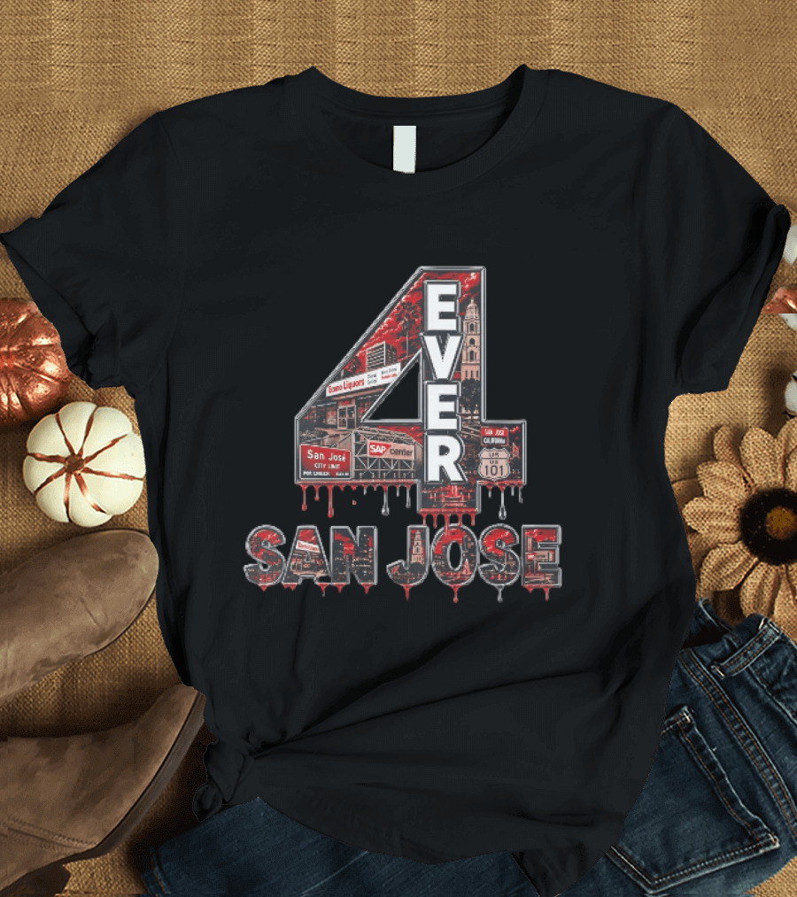 San Jose 4 Ever Econo Liquors SAP Center US 101 California T-Shirt