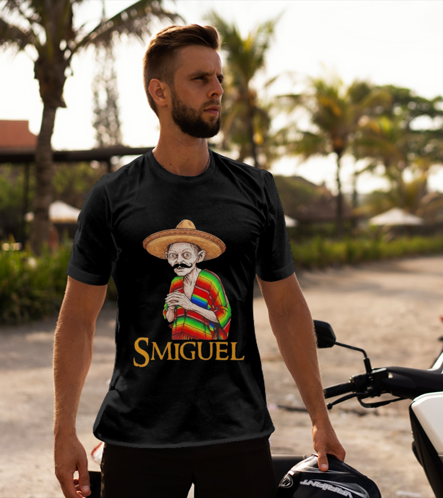 Smiguel Gollum Sombrero Rainbow Poncho T-Shirt