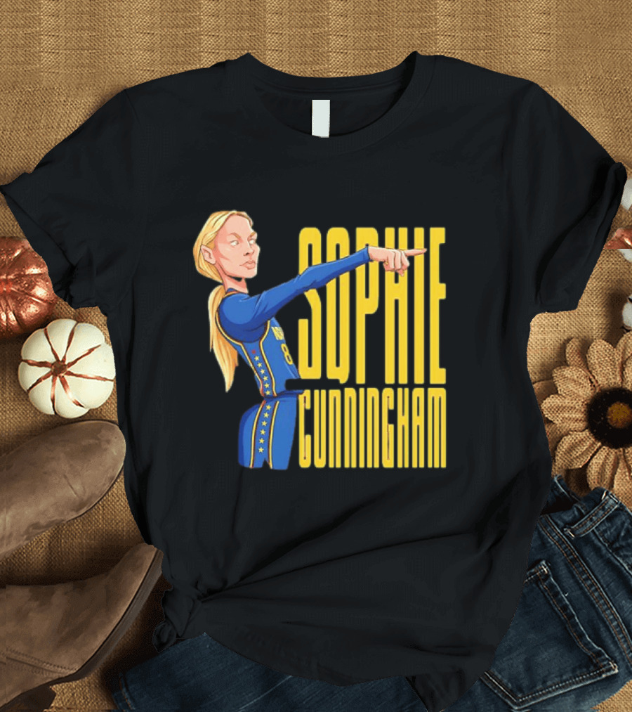 Sophie Cunningham Indiana Fever WNBA 2026 Jersey Game Player T-Shirt