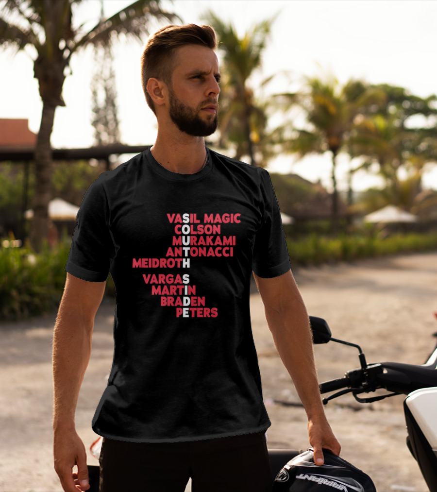 South Side 2026 Baseball Roster Vasil Magic Colson Murakami Antonacci Reidroth Vargas Martin Braden Peters T-Shirt