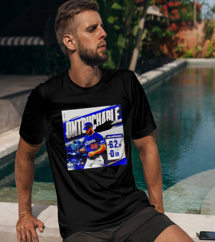 Los Angeles 66 Untouchable Last 6 Appearances 6.2IP 0ER T-Shirt