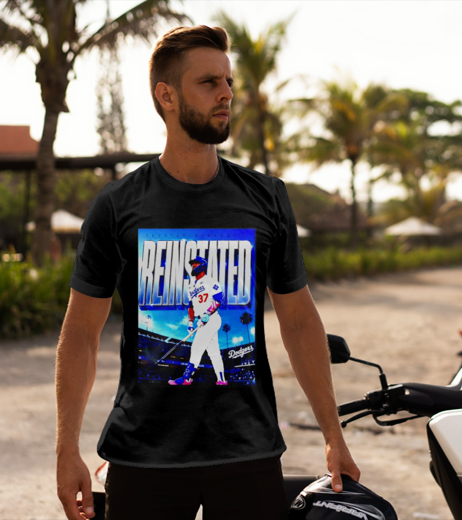 Teoscar Hernandez Reinstated Los Angeles Dodgers 37 T-Shirt