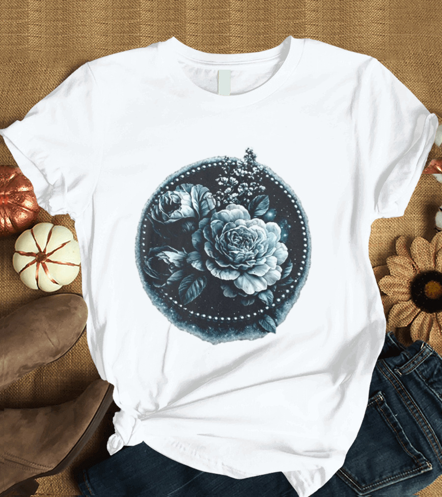 Cape Fear Nevaeh Valentine Floral Muscle Peonies T-Shirt