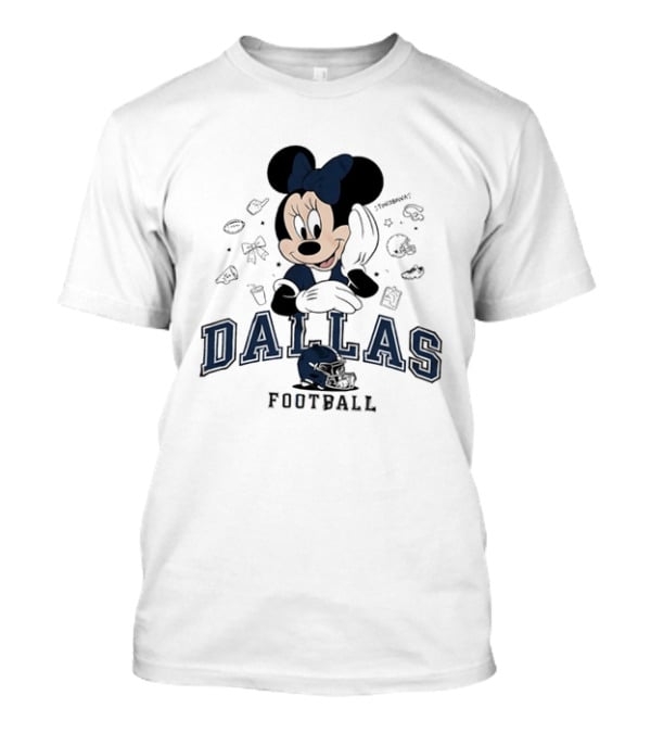Dallas Cowboys Minnie Mouse Football Collaboration T-Shirt