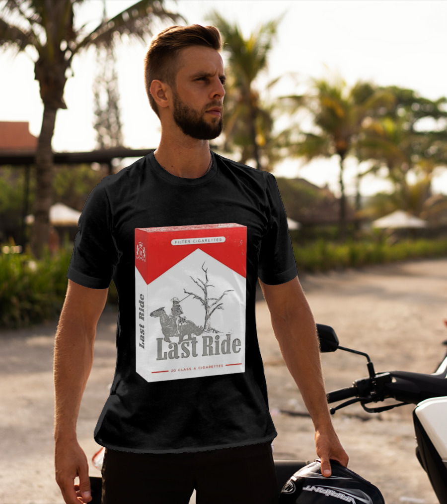 Last Ride Cowboy Dead Tree Filter Cigarettes 20 Class A T-Shirt