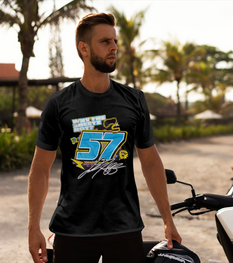 Why The Sheetz Not 57 Racing Motorsport Chain And Lightning T-Shirt