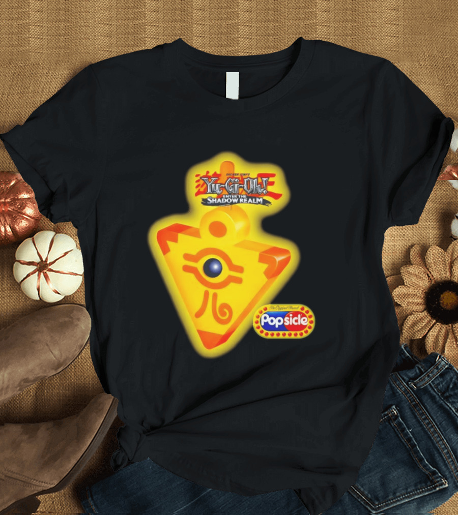 Shonen Jump Yu Gi Oh Enter The Shadow Realm Millennium Puzzle Popsicle T-Shirt