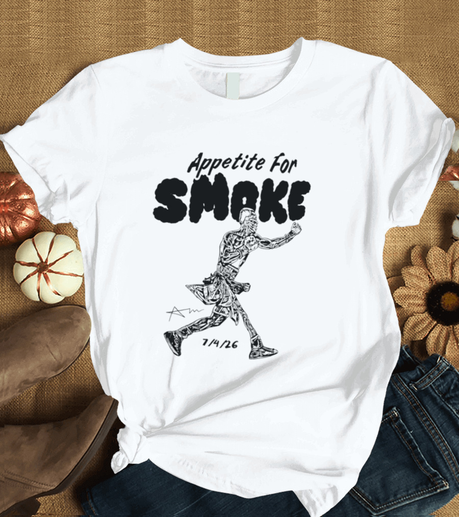 Appetite For Smoke Running Silhouette 7 26 T-Shirt