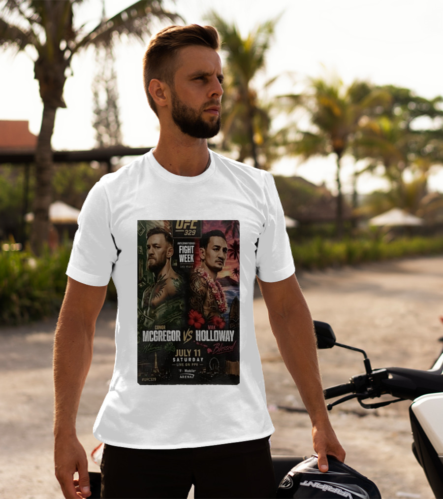 UFC 329 International Fight Week Conor McGregor Vs Max Holloway July 11 Las Vegas Live On PPV Arena 7 T-Shirt
