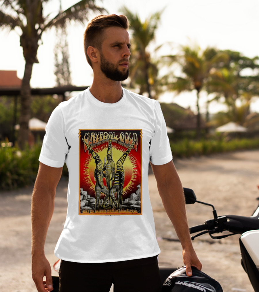 Primus Claypool Gold Tour 2026 Gallagher Square San Diego July 1 Psychedelic T-Shirt