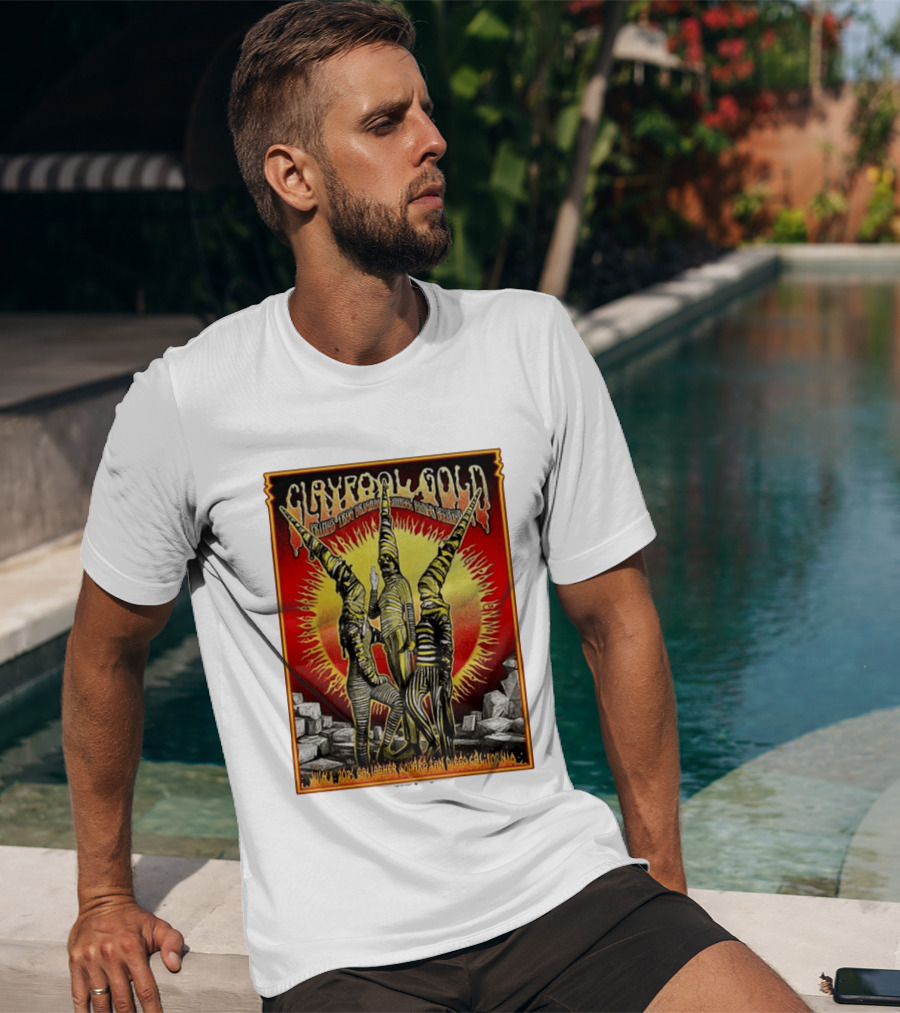 Primus Claypool Gold Tour 2026 Gallagher Square San Diego July 1 Psychedelic T-Shirt