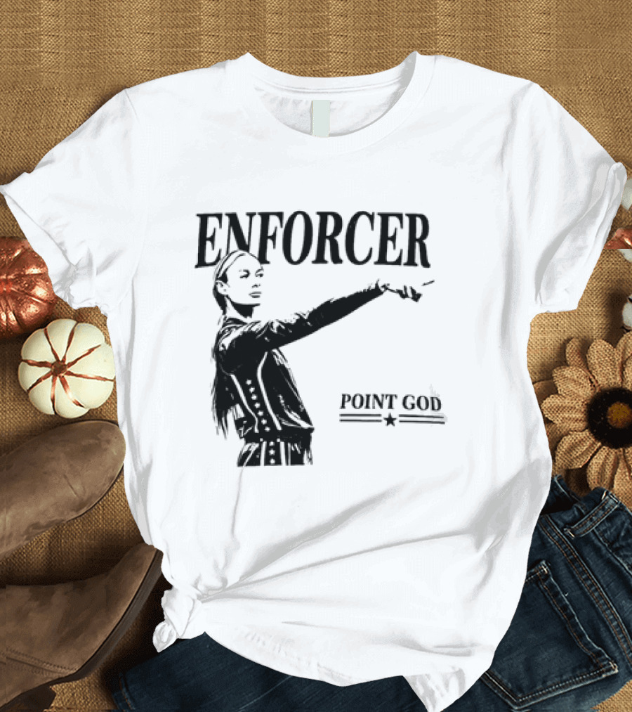 Indiana Fever Sophie Cunningham Enforcer Point God T-Shirt