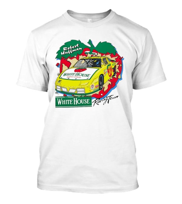 Robert Huffman White House Apple Juice Racing Team Car 37 NASCAR T-Shirt