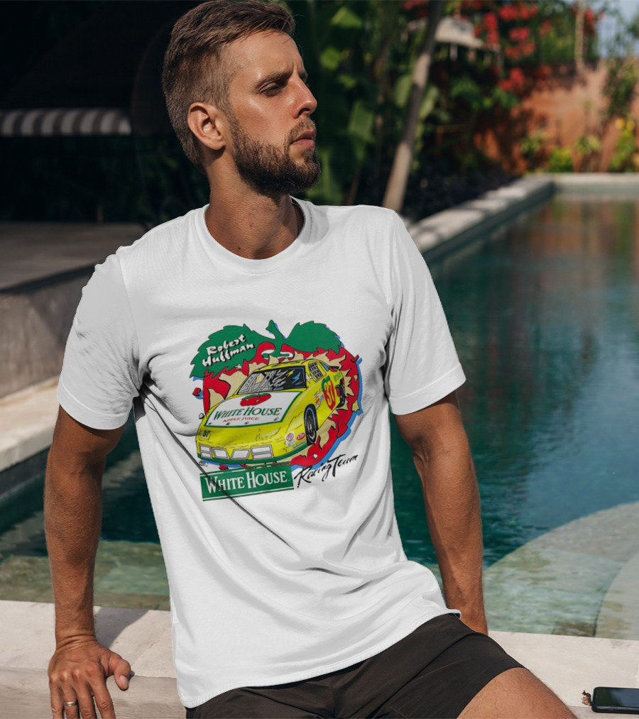 Robert Huffman White House Apple Juice Racing Team Car 37 NASCAR T-Shirt