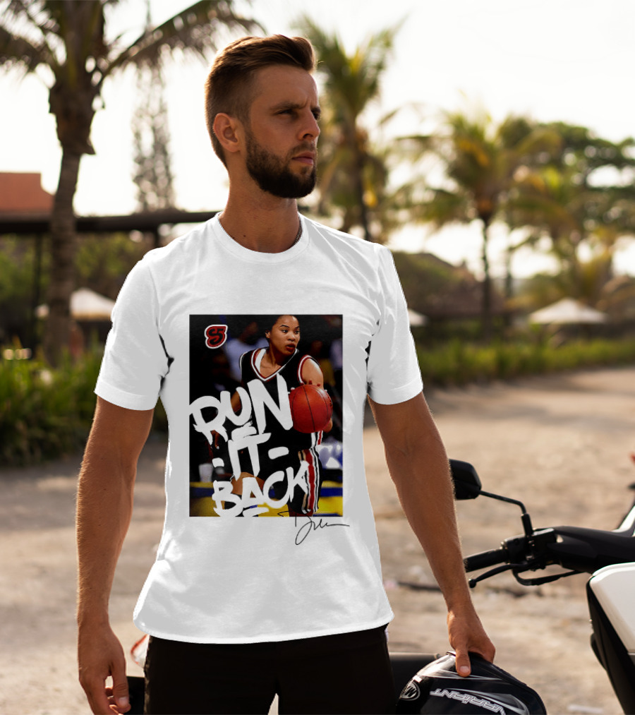Run It Back Nykesha Sales Connecticut Huskies Basketball Player Action T-Shirt