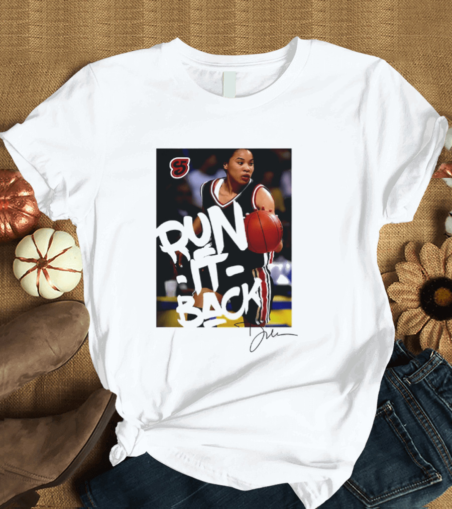 Run It Back Nykesha Sales Connecticut Huskies Basketball Player Action T-Shirt