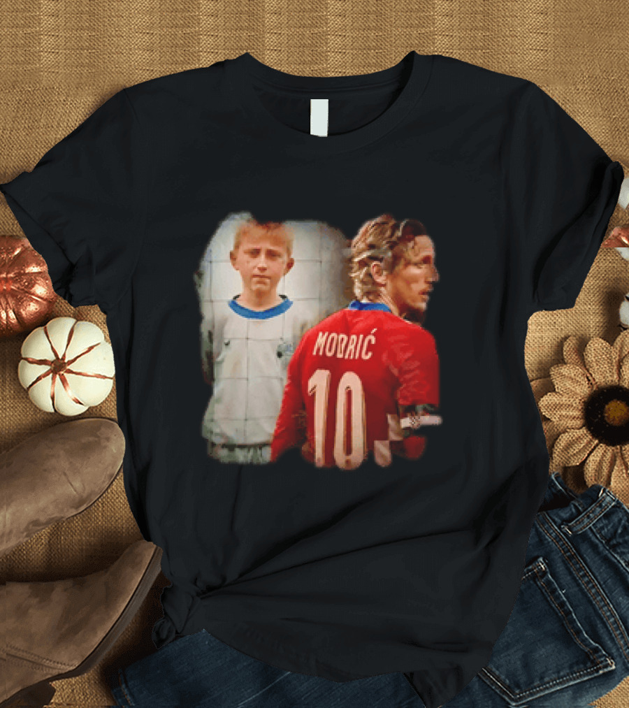 Luka Modrić Croatia National Team The Last Dance Young Modrić 10 T-Shirt
