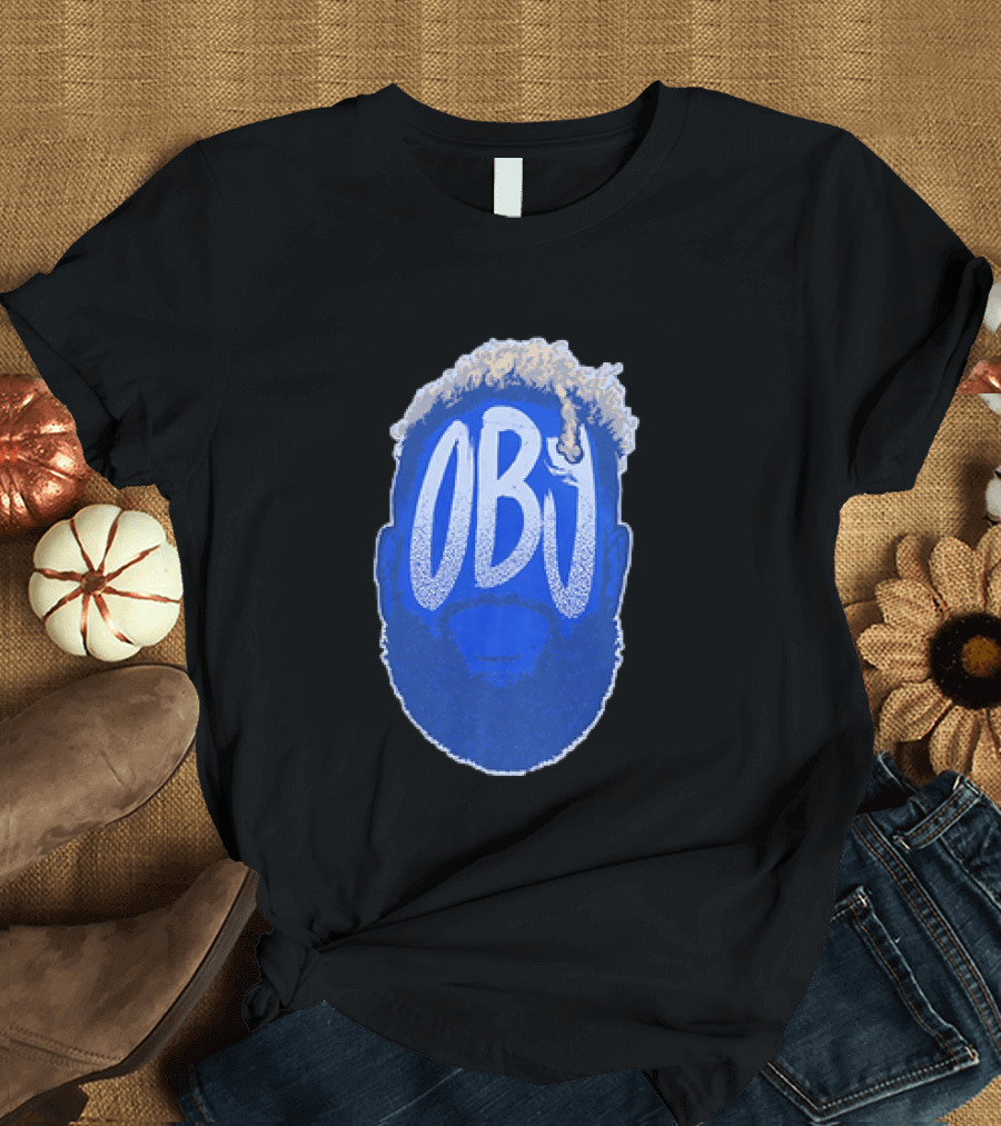 OBJ Odell Beckham Jr Big Head New York Giants T-Shirt