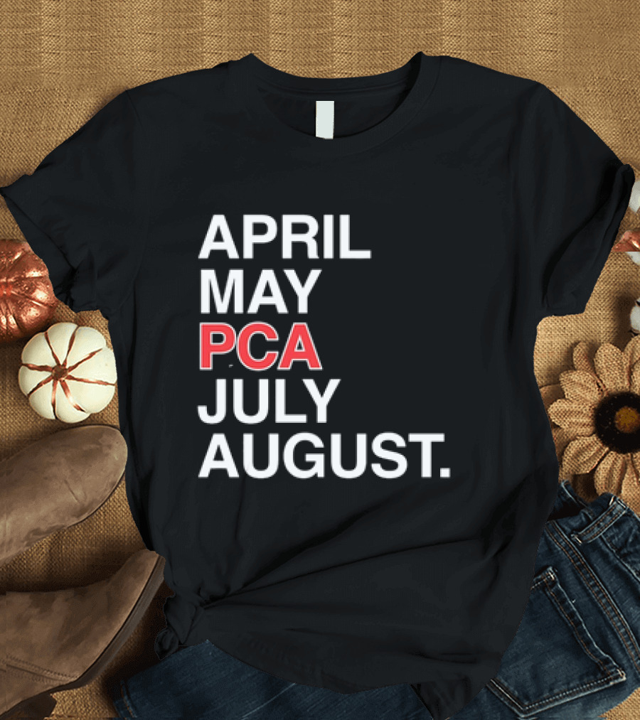 Pete Crow Armstrong PCA Chicago Cubs April May July August Calendar T-Shirt
