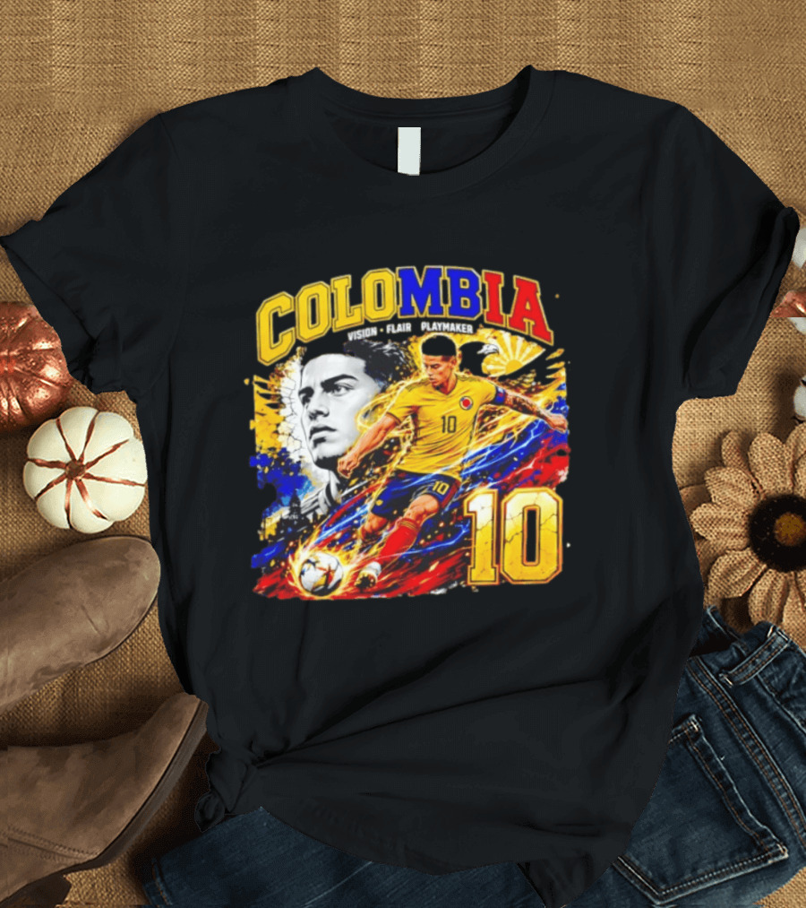 Colombia Vision Flair Playmaker 10 T-Shirt