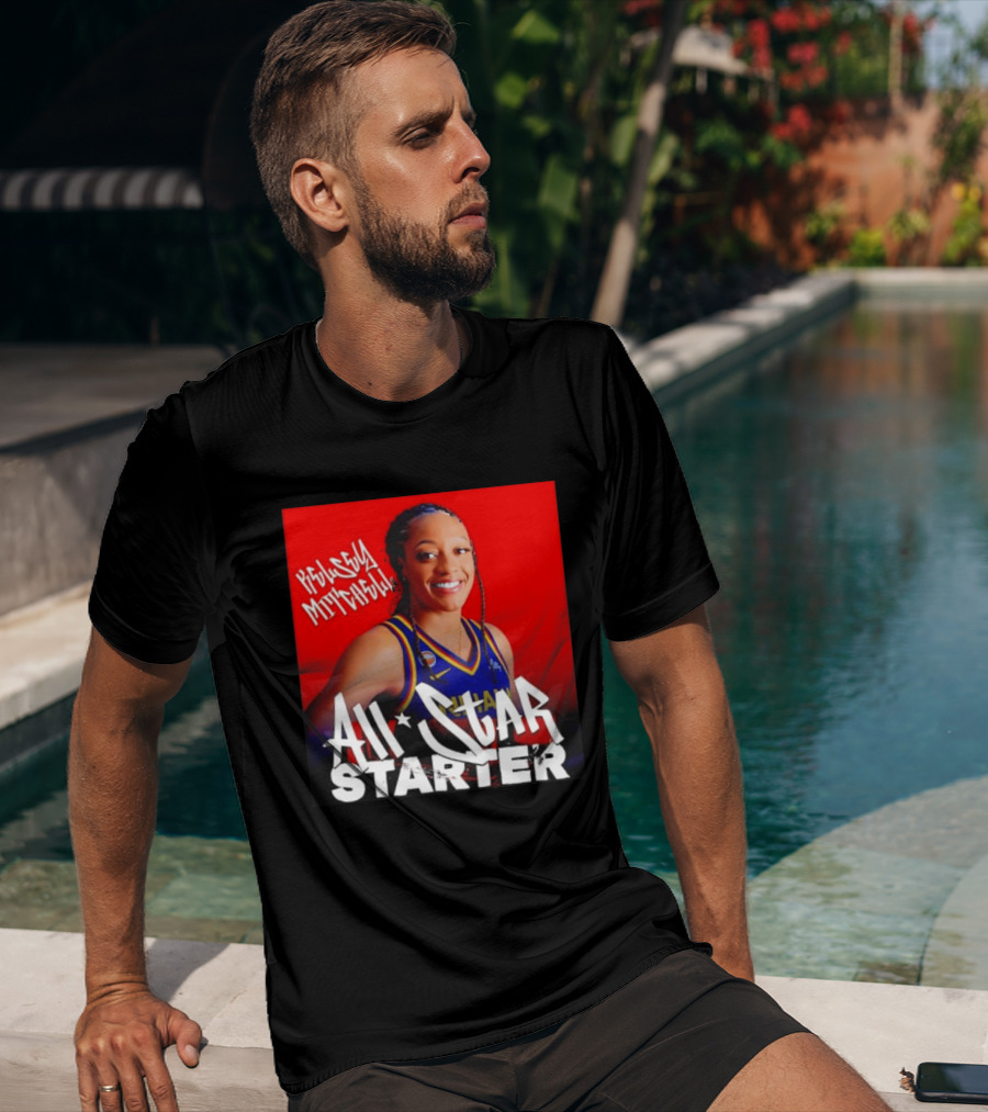 Kelsey Mitchell Indiana Fever All Star Starter Basketball T-Shirt
