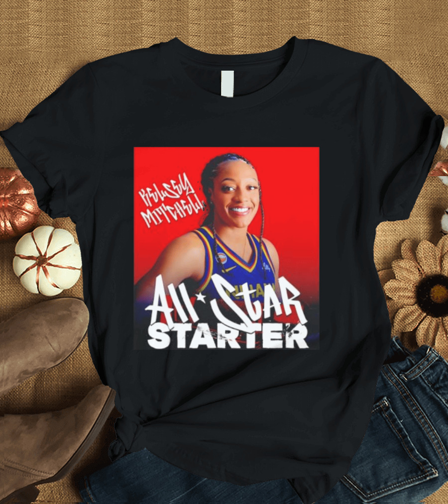 Kelsey Mitchell Indiana Fever All Star Starter Basketball T-Shirt