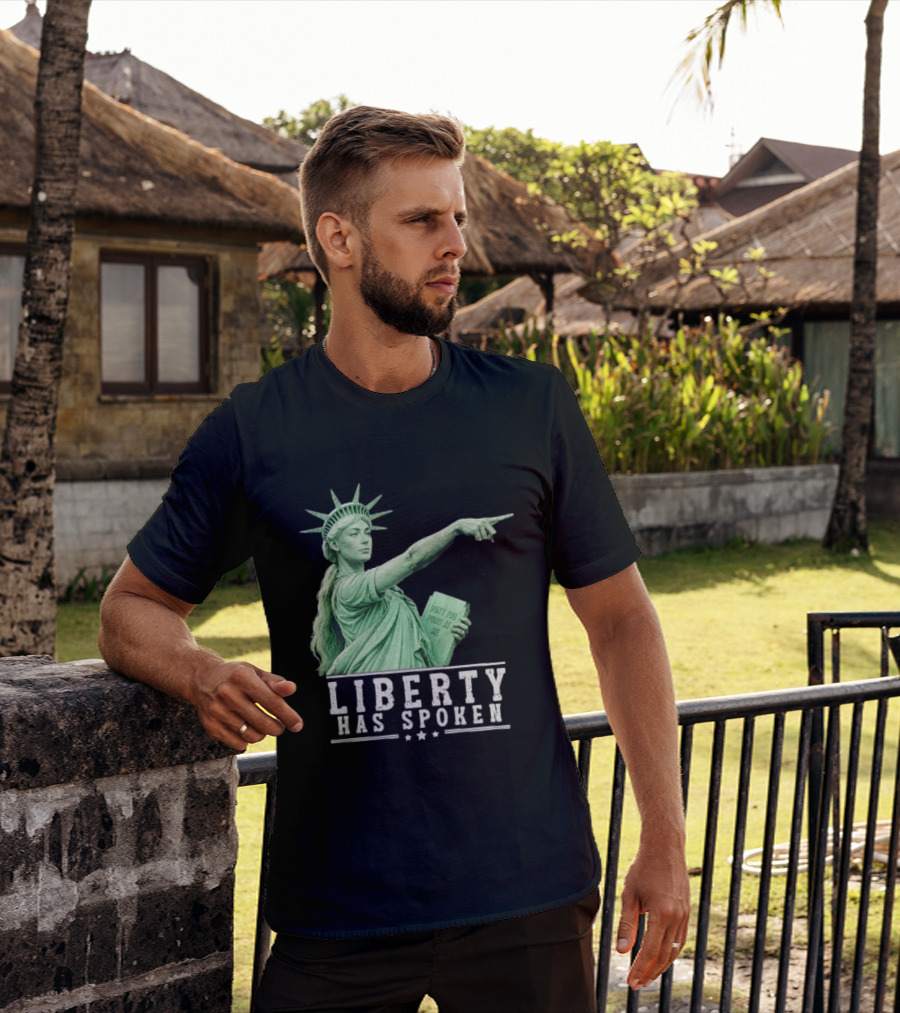 Liberty Has Spoken Statue Of Liberty Sophie Cunningham Pointing Don't You Point At Me T-Shirt