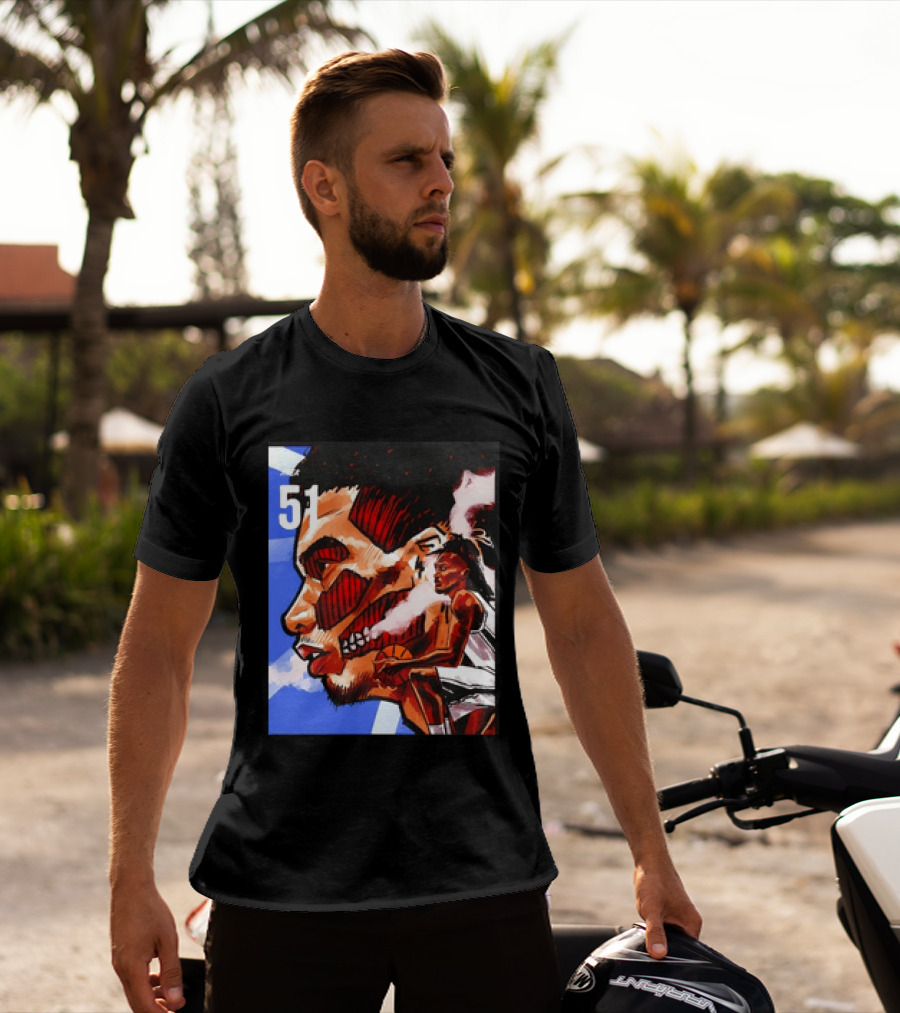 51 Wembanyama Anime San Antonio Spurs Alien T-Shirt