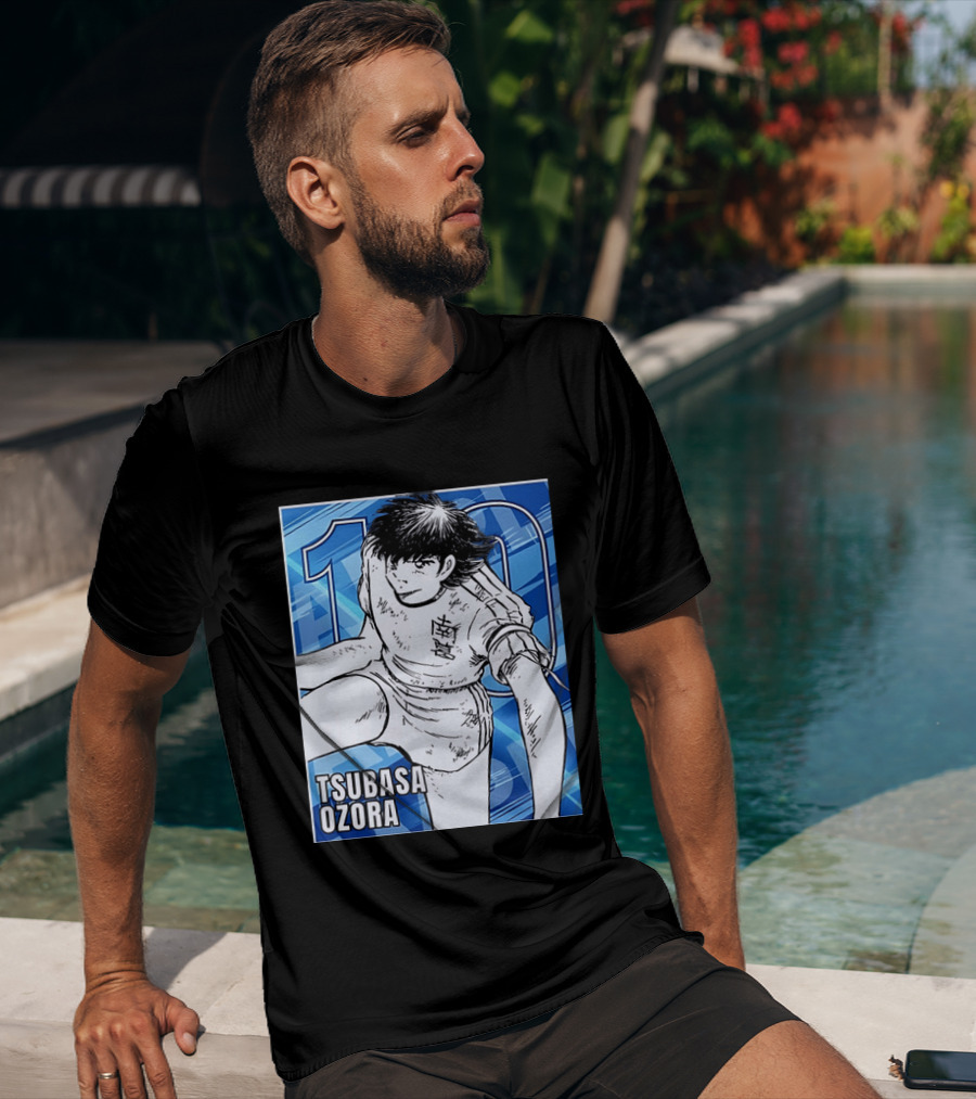 Tsubasa Ozora Nankatsu 10 Captain Tsubasa Anime Manga Series T-Shirt