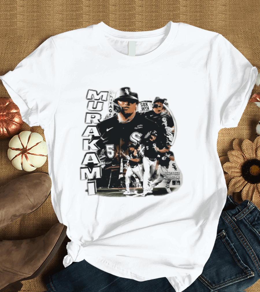 Munetaka Murakami Chicago White Sox Win Player Number 5 MLB T-Shirt