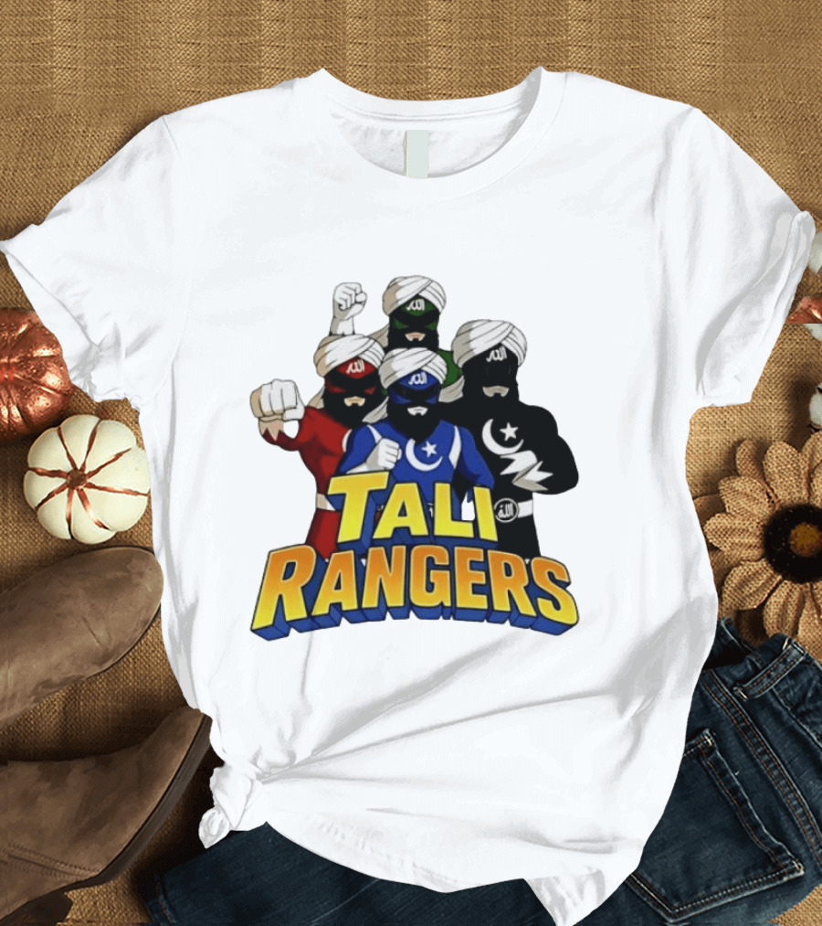 Tali Rangers Turban Wearing Superhero Group T-Shirt