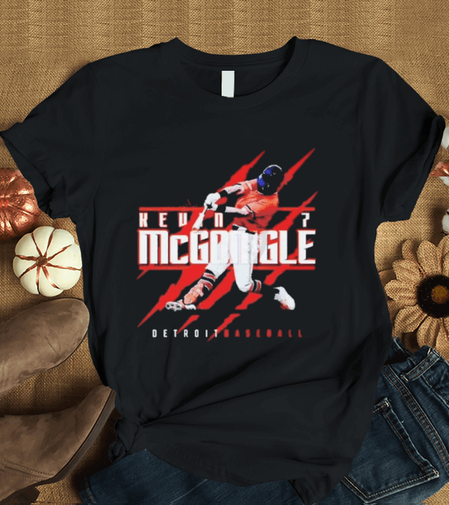 Kevin McGonigle Detroit Baseball Claws T-Shirt