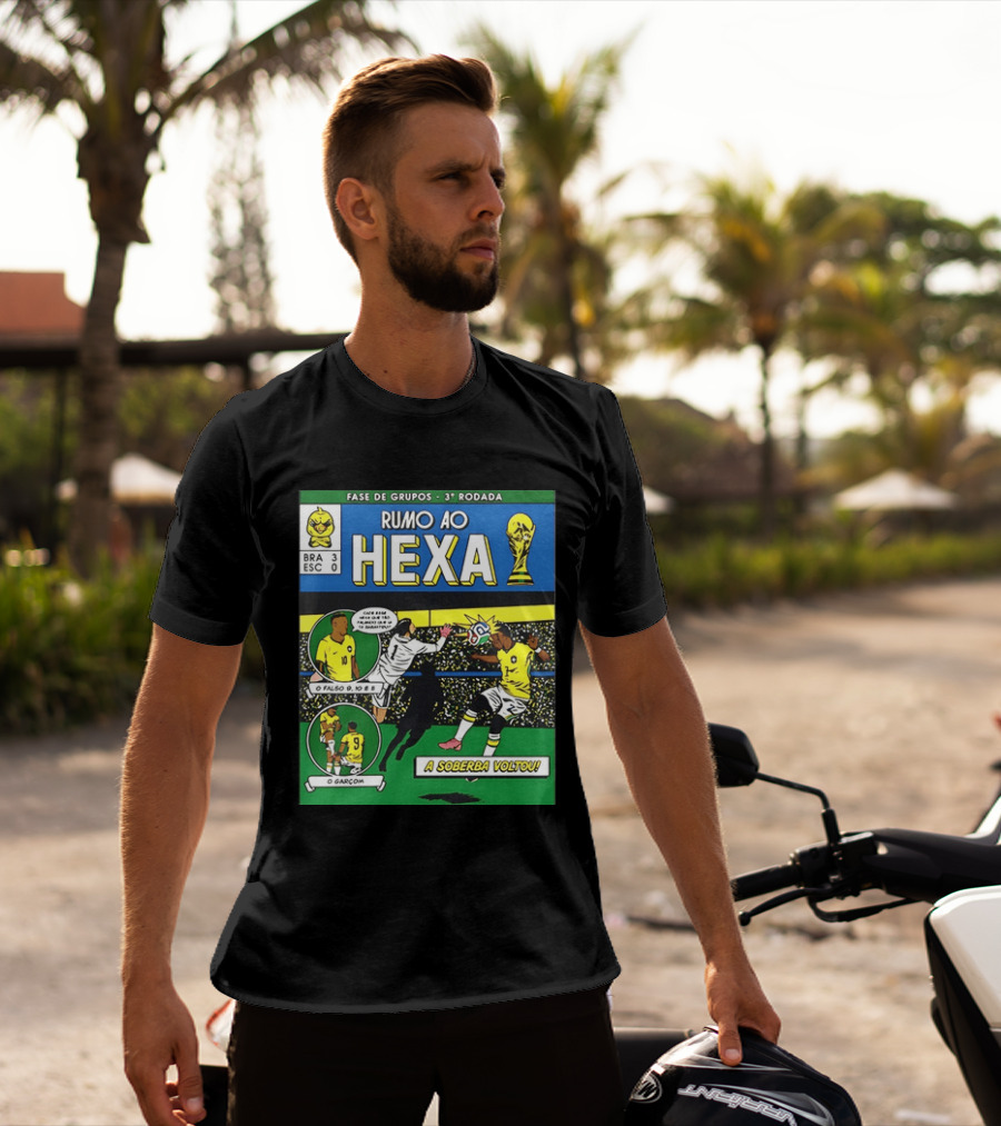 Vinicius Junior Brazil 2026 Rumo Ao Hexa Fase De Grupos O Garcom O Falso 9 A Soberba Voltou T-Shirt