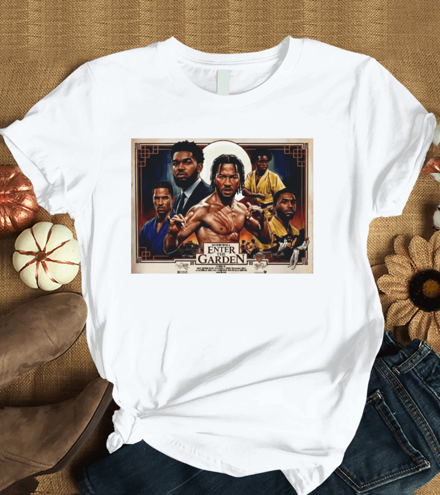 NY Knicks Enter The Garden Jalen Brunson Julius Randle Josh Hart Donte DiVincenzo T-Shirt