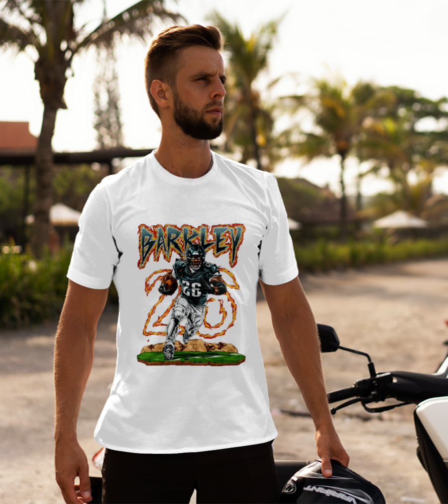 Barkley 26 Philadelphia Football Running Back T-Shirt