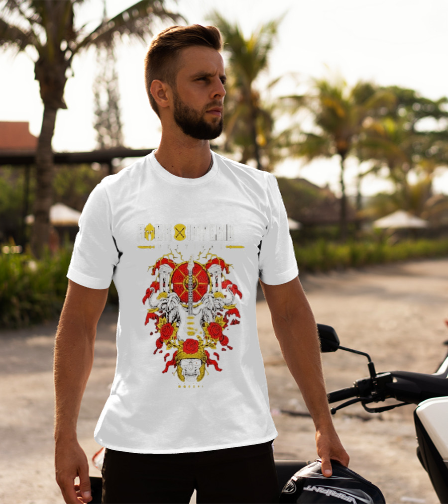 Rock Imperium Festival 2026 Skull Roses Elephants Guitar T-Shirt
