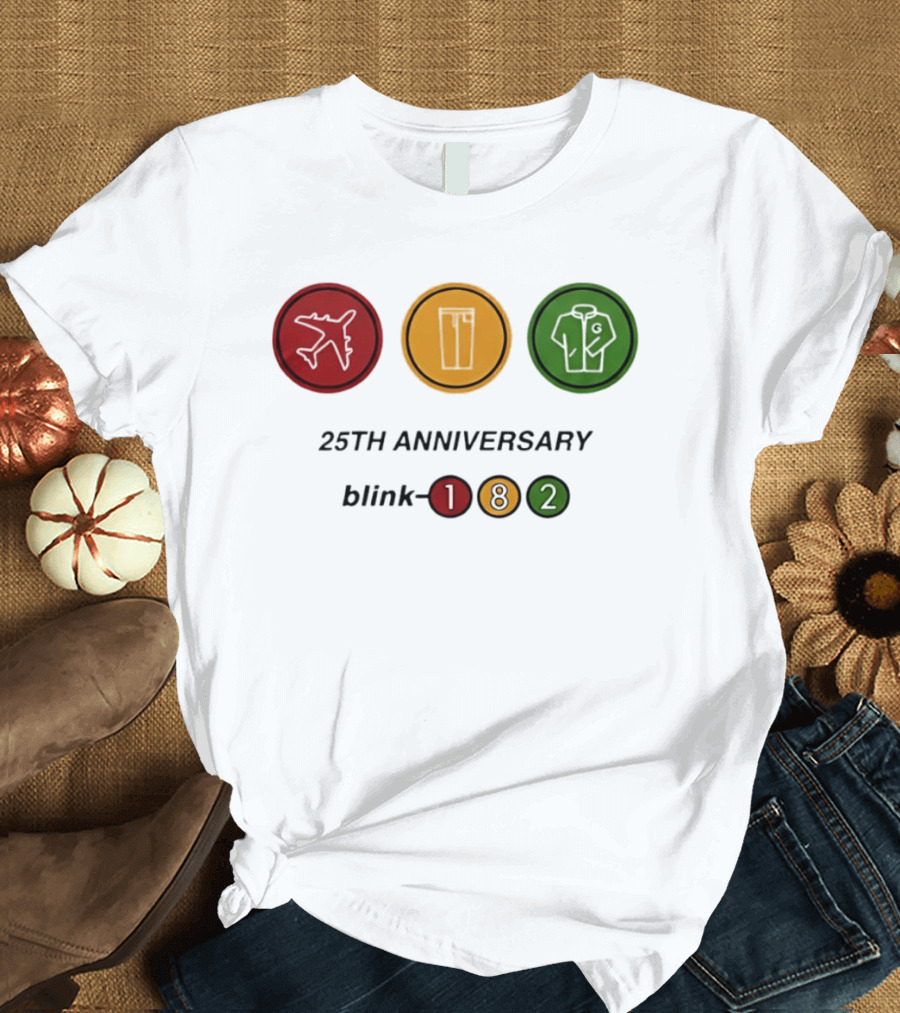 25th Anniversary Blink 182 Airplane Pants Jacket T-Shirt
