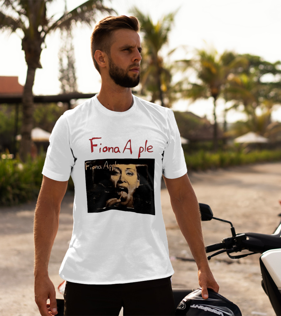 Fiona Apple Tour White Eating T-Shirt