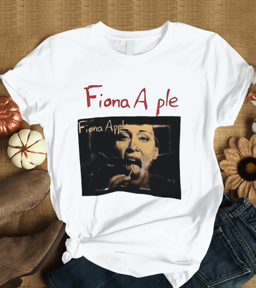 Fiona Apple Tour White Eating T-Shirt
