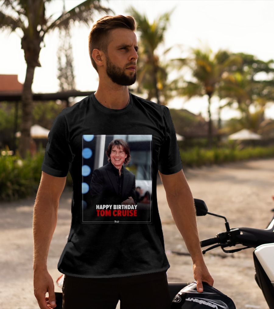 Happy Birthday Tom Cruise Celebration Image By TMZ T-Shirt