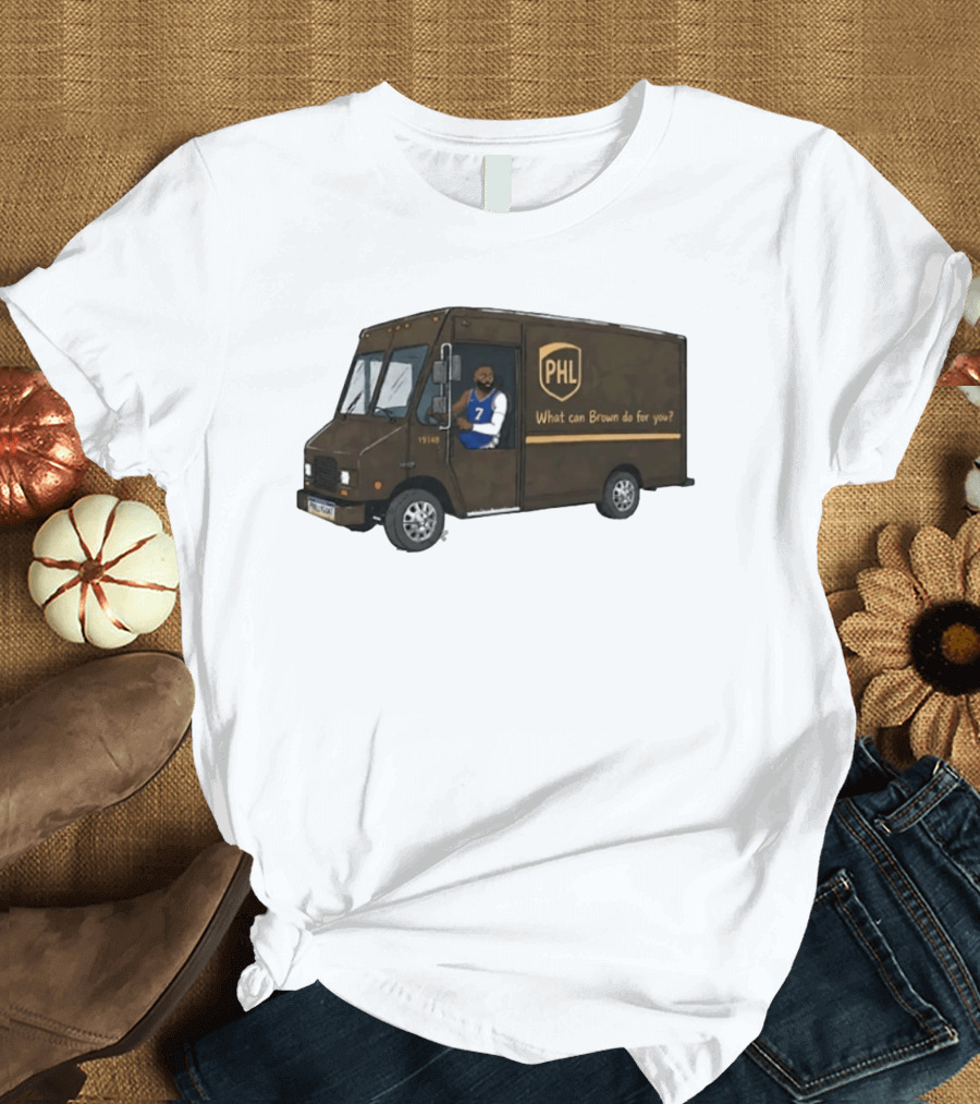James Harden Philadelphia 76ers PHL Truck What Can Brown Do For You T-Shirt