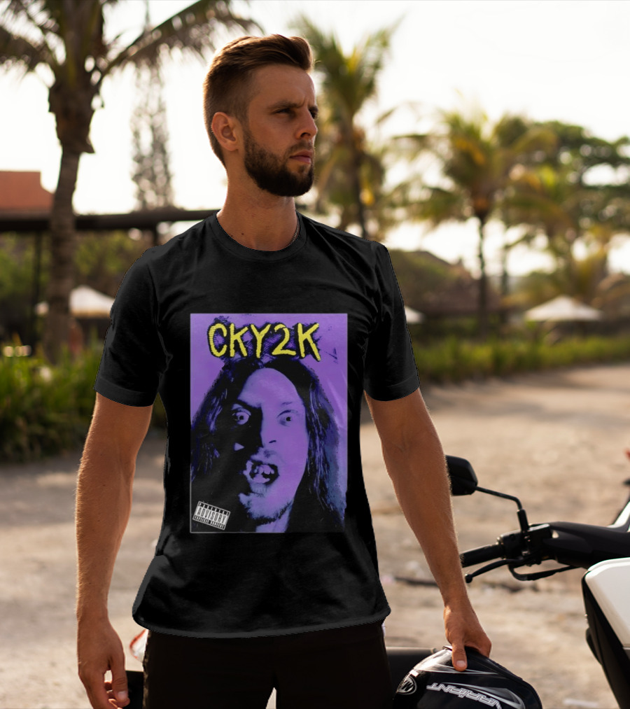 CKY2K Brandon DiCamillo Purple Cover Explicit Content T-Shirt