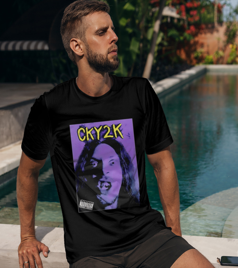 CKY2K Brandon DiCamillo Purple Cover Explicit Content T-Shirt