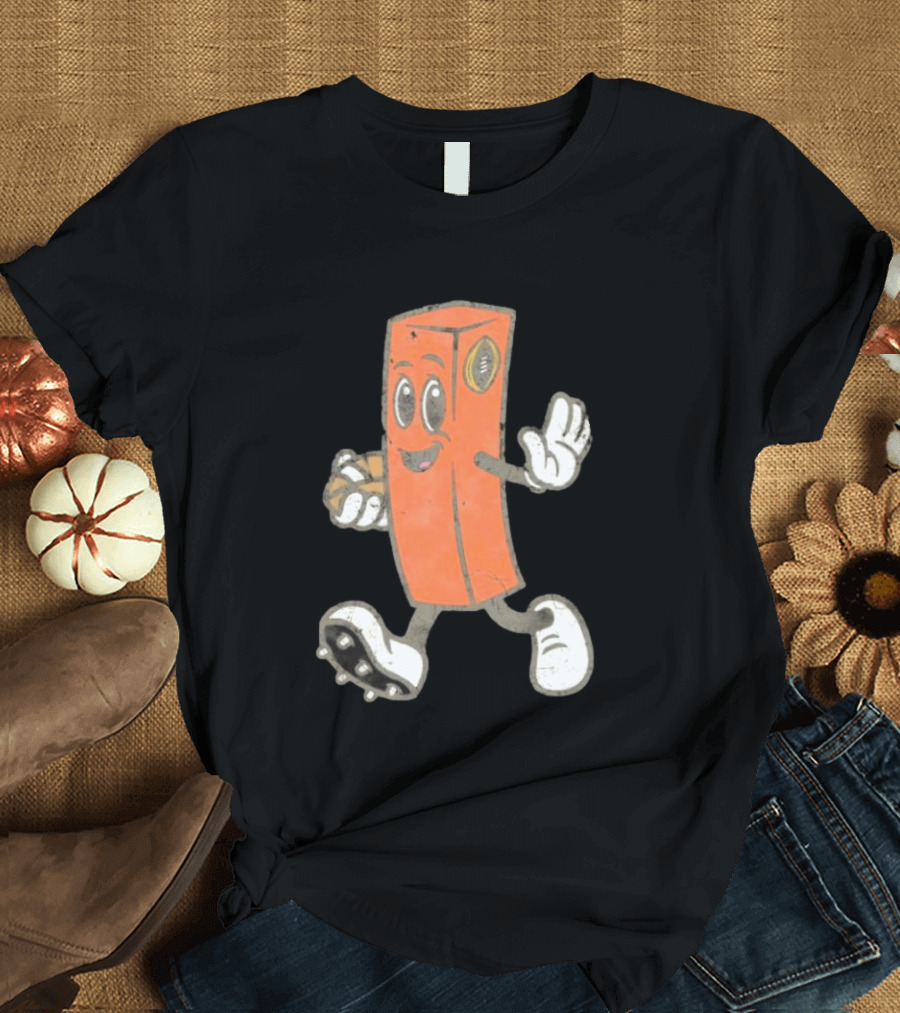 Cleveland Browns Chomps Mascot Football Player T-Shirt
