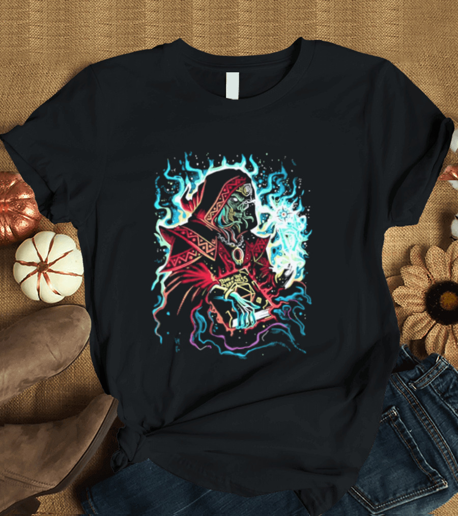 Lich Wizard Dungeons And Dragons Book Of Vile Darkness Tabletop Gaming Magic T-Shirt