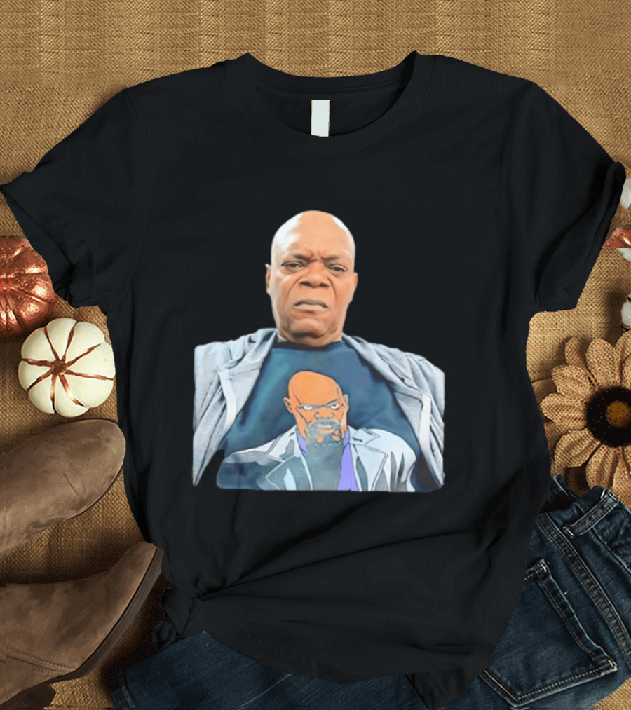 Samuel L Jackson Nick Fury Marvel Cinematic Universe Marvel Studios T-Shirt