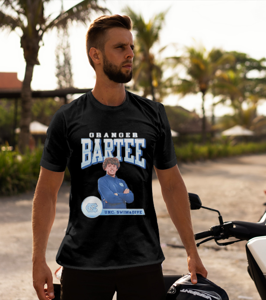Granger Bartee UNC Swim & Dive North Carolina Tar Heels T-Shirt