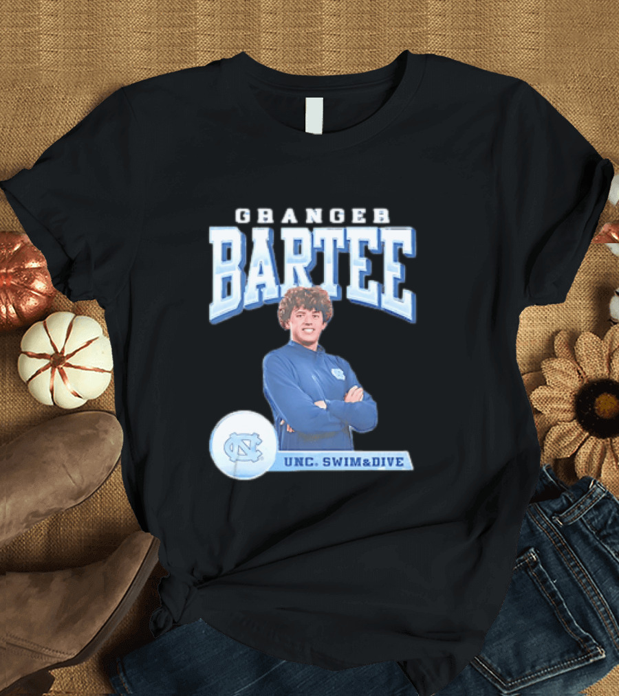 Granger Bartee UNC Swim & Dive North Carolina Tar Heels T-Shirt
