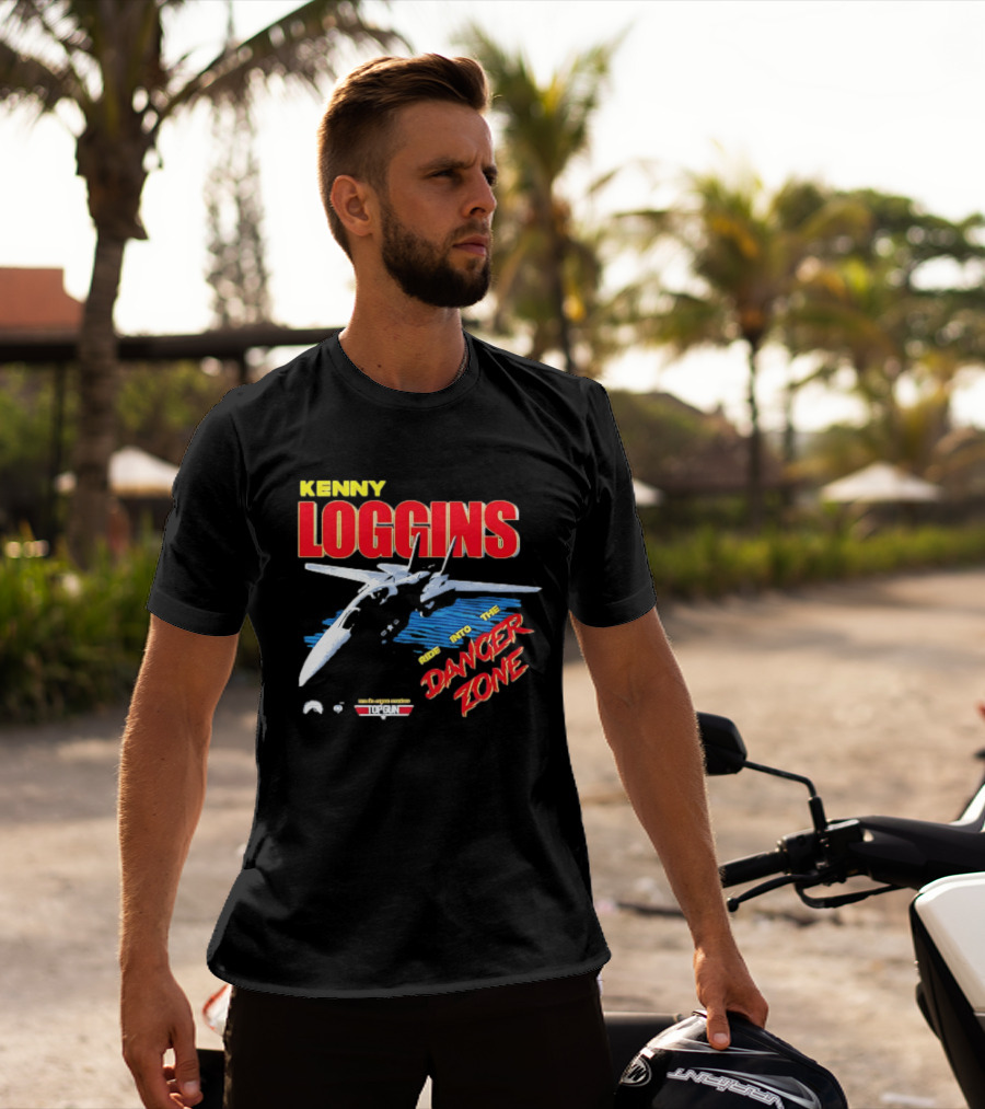 Kenny Loggins Ride Into The Danger Zone Top Gun Original Soundtrack T-Shirt