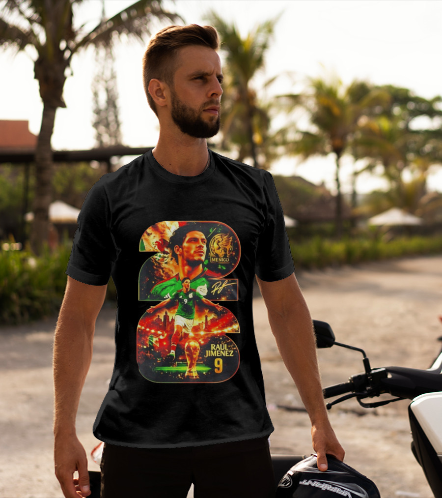 Raul Jimenez 9 Mexico Soccer Legend T-Shirt